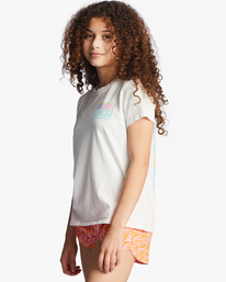 1 Girl's 4-16 Enjoy The View Oversized T-Shirt White ABGZT00360 Billabong