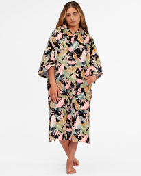 0 Women's Hooded Towel Black ABJAA00169 Billabong