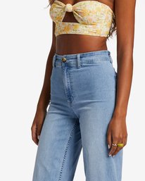 5 Free Fall Indigo Wide-Leg Jeans Blue ABJDP00113 Billabong