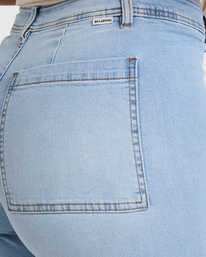 7 Free Fall Indigo Wide-Leg Jeans White ABJDP00113 Billabong