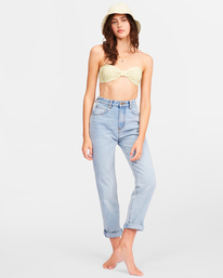 2 I Got It High Waisted Denim Pants Green ABJDP00123 Billabong