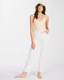 1 Cheeky Denim Pants Beige ABJDP00128 Billabong