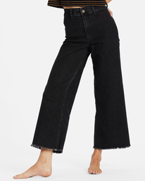 3 Free Fall Wide-Leg Pants Black ABJDP00141 Billabong