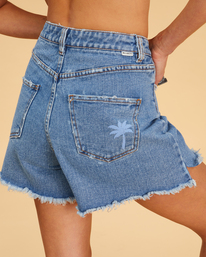 4 Salty Blonde So Vibey Denim Shorts Blue ABJDS00133 Billabong
