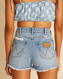 3 Wrangler Showdown Patch Work Denim Shorts Blue ABJDS00134 Billabong