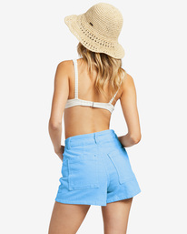 billabong, Free Fall - Short en velours pour Femme, SUMMER SKY (bft0) Free Fall - Corduroy Shorts for Women ABJDS00138