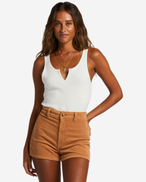 1 Free Fall - Short en velours pour Femme Marron ABJDS00138 Billabong