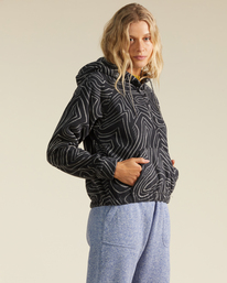 1 A/Div Go Outdoors Pullover Fleece Hoodie Black ABJFT00247 Billabong