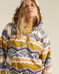 4 A/Div Go Outdoors Pullover Fleece Hoodie Multicolor ABJFT00247 Billabong