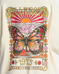 2 Ride In Oversized Crewneck Sweatshirt White ABJFT00281 Billabong