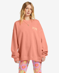 0 Ride In - Sweater voor Dames Pink ABJFT00281 Billabong