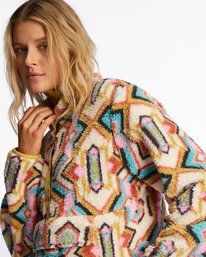4 A/Div Switchback Pullover Mock Neck Sweatshirt Green ABJFT00291 Billabong