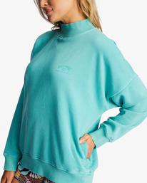 3 A/Div Canyon Mock Neck Sweatshirt Green ABJFT00293 Billabong