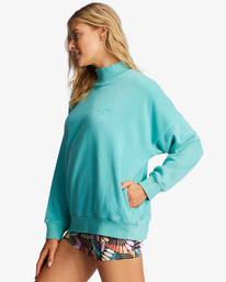 1 A/Div Canyon Mock Neck Sweatshirt Green ABJFT00293 Billabong