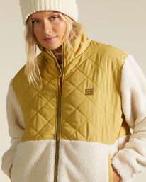 4 A/Div Hidden Trails Zip-Up Jacket Yellow ABJFT00294 Billabong