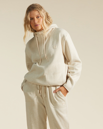 0 A/Div Highway Half-Zip Hoodie Beige ABJFT00295 Billabong