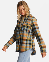 4 A/Div Forge - Camisa-chaqueta polar para Mujer Azul ABJFT00300 Billabong