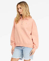 1 Lost Time Pullover Sweatshirt Pink ABJFT00331 Billabong