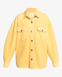 5 Anytime Shacket Oversized Button-Through Jacket Yellow ABJFT00350 Billabong