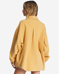 billabong, Any Time - Casaco com botões para Mulher, GOLD COAST (ygy0) Any Time - Overshirt for Women ABJFT00350