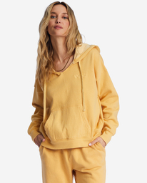 0 Forever Saturday Hoodie Yellow ABJFT00354 Billabong