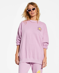 Billabong x Smiley Ridin Happy - Sweatshirt for Women  ABJFT00367