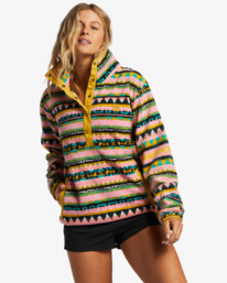 0 Switchback Lite - Fleece met Col voor Dames Multicolor ABJFT00376 Billabong