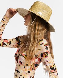 3 New Comer Straw Hat White ABJHA00114 Billabong