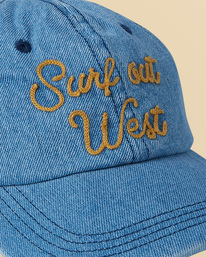 6 Wrangler Cap Dad Hat Blue ABJHA00189 Billabong