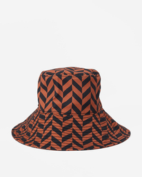 0 Time To Shine - Chapéu Bucket para Mulher Vermelho ABJHA00194 Billabong