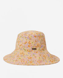 1 Time To Shine - Straw Bucket Hat for Women Orange ABJHA00194 Billabong