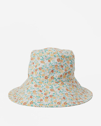 1 Time To Shine - Straw Bucket Hat for Women White ABJHA00194 Billabong