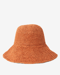 4 Time To Shine Straw Bucket Hat Brown ABJHA00195 Billabong