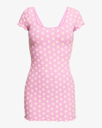 4 Billabong x Smiley Have A Good Daisy T-Shirt Dress Purple ABJKD00202 Billabong