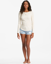 1 Fine By Me Long Sleeve Top White ABJKT00268 Billabong