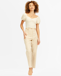 1 Its Love Knit Top White ABJKT00288 Billabong