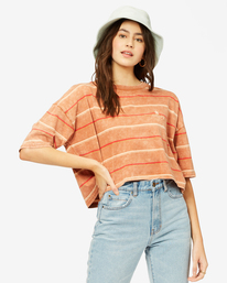 0 Soul Surfer Striped Boxy T-Shirt  ABJKT00293 Billabong