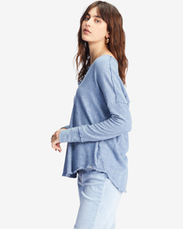 3 New Anyday Henley Top Blue ABJKT00307 Billabong