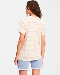 3 Take A Trip Striped T-Shirt White ABJKT00310 Billabong