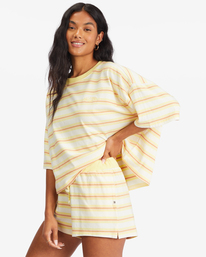 3 Feeling Free Boxy T-Shirt Yellow ABJKT00340 Billabong