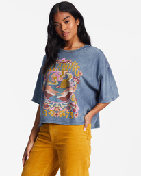 3 Feeling Free Graphic T-Shirt Blue ABJKT00341 Billabong