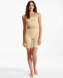 1 Little Shores Knit Cami Tank Top Beige ABJKT00342 Billabong