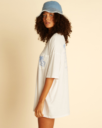 3 Wrangler Boyfriend Tee Oversized T-Shirt White ABJKT00359 Billabong