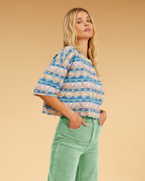 3 Salty Blonde Still Salty Boxy T-Shirt Multicolor ABJKT00416 Billabong