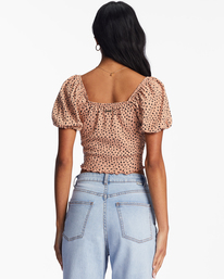 2 It's Love Fitted Knit Top Brown ABJKT00417 Billabong