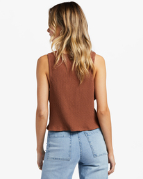 2 Keep Going Tank Top Brown ABJKT00437 Billabong