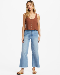 1 Keep Going Tank Top Brown ABJKT00437 Billabong