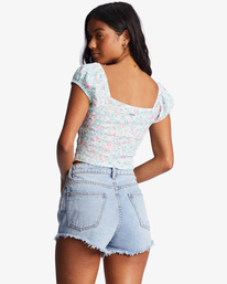 3 Pretty Sweet - Crop top pour Femme Blanc ABJKT00443 Billabong