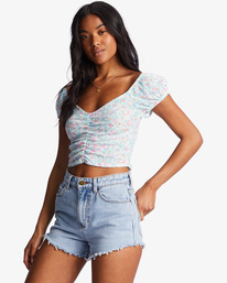 4 Pretty Sweet - Crop Top voor Dames White ABJKT00443 Billabong