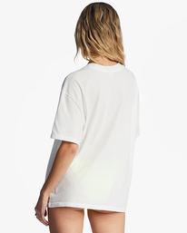 5 Pipe New Boy - Camiseta Extragrande para Mujer Blanco ABJKT00456 Billabong